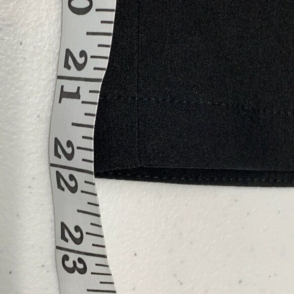 Tribal Capri Pants 2 Black Snap Detail Stretch Pull on 22" Inseam New NWOT - Picture 2 of 10